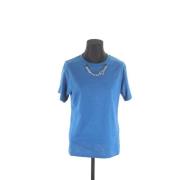 Pre-owned Cotton tops Louis Vuitton Vintage , Blue , Dames