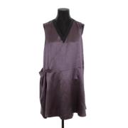 Pre-owned Silk dresses Missoni Pre-owned , Purple , Dames