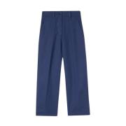 Casual Katoenen Broek Aspesi , Blue , Dames