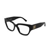 Zwarte Frame Zonnebril Bb0326O 001 Balenciaga , Black , Dames