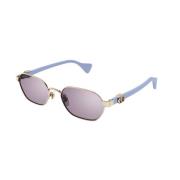 Goud Violet Zonnebril Gg1593S Gucci , Yellow , Dames