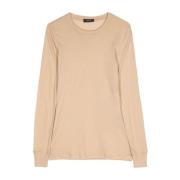 Beige T-shirts en Polos Wardrobe.nyc , Beige , Dames