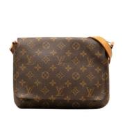 Pre-owned Canvas louis-vuitton-bags Louis Vuitton Vintage , Brown , Da...