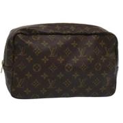 Pre-owned Canvas clutches Louis Vuitton Vintage , Brown , Dames