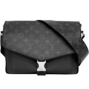 Pre-owned Leather louis-vuitton-bags Louis Vuitton Vintage , Black , D...