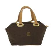 Pre-owned Nylon handbags MCM Pre-owned , Brown , Dames