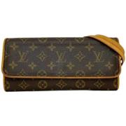 Pre-owned Canvas louis-vuitton-bags Louis Vuitton Vintage , Brown , Da...