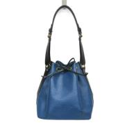 Pre-owned Leather louis-vuitton-bags Louis Vuitton Vintage , Blue , Da...