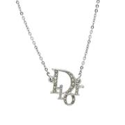 Pre-owned Metal dior-jewelry Dior Vintage , Gray , Dames