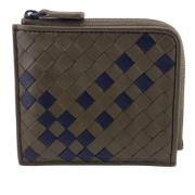 Pre-owned Leather wallets Bottega Veneta Vintage , Green , Heren