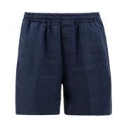 Blauwe Shorts Model Cq15 Aspesi , Blue , Heren