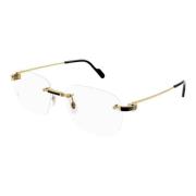 Goud Transparante Ct0343O Zonnebril Cartier , Yellow , Unisex