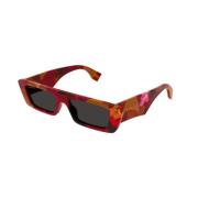 Rood Grijs Zonnebril Gg1625S Model Gucci , Multicolor , Heren