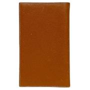 Pre-owned Leather wallets Hermès Vintage , Brown , Dames