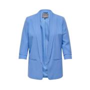 Provence Life Blazer Only Carmakoma , Blue , Dames