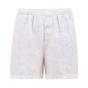 Witte Shorts Cq15 Model Aspesi , White , Heren
