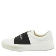 Pre-owned Leather sneakers Givenchy Pre-owned , White , Heren