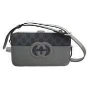 Pre-owned Canvas gucci-bags Gucci Vintage , Gray , Dames