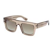 Fausto Transparante Square-Frame Zonnebril Tom Ford , Multicolor , Uni...