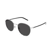 Zilver Grijs Zonnebril Mb0343Sa Montblanc , Gray , Unisex