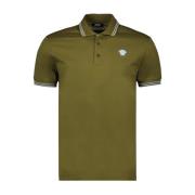 Medusa Polo Shirt Groen Versace , Green , Heren