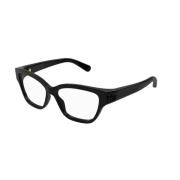 Zwarte Frame Gg1597O Zonnebril Gucci , Black , Unisex