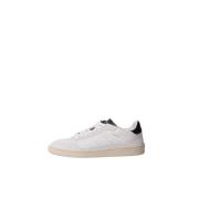 Leren Mix Sneaker in Wit/Zwart Copenhagen Shoes , White , Heren