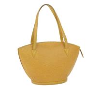 Pre-owned Leather shoulder-bags Louis Vuitton Vintage , Yellow , Dames