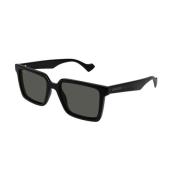 Zwart Grijs Zonnebril Gg1540S Stijl Gucci , Black , Heren