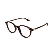 Stijlvolle Havana Frame Zonnebril Montblanc , Brown , Unisex