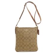 Pre-owned Canvas shoulder-bags Coach Pre-owned , Beige , Dames