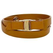 Pre-owned Leather bracelets Salvatore Ferragamo Pre-owned , Brown , Da...