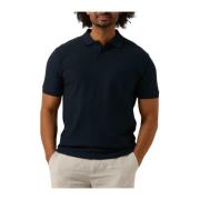 Heren Polo & T-shirt Structuur Polo Selected Homme , Blue , Heren