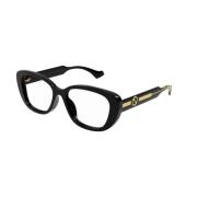 Stijlvolle Zwarte Montuur Zonnebril Gucci , Black , Unisex