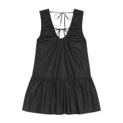 Stijlvolle Mini Jurk voor Vrouwen Ganni , Black , Dames