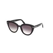 Zwarte zonnebril verhoogt je stijl Tom Ford , Black , Unisex
