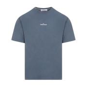 Donkerblauw T-Shirt V0024 Stone Island , Blue , Heren