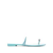 Flat Sandals Giuseppe Zanotti , Blue , Dames