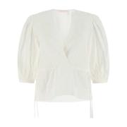 Witte Katoenen Top See by Chloé , White , Dames