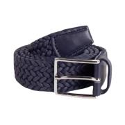 Stijlvolle stoffen riem met zilveren gesp Harmont & Blaine , Blue , He...