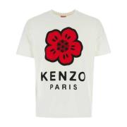 Klassiek Wit Katoenen T-Shirt Kenzo , White , Heren