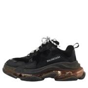 Pre-owned Mesh sneakers Balenciaga Vintage , Black , Heren