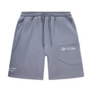 Double Script Shorts Grijs Off The Pitch , Gray , Heren