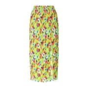 Stijlvolle Printed Polyester Rok Msgm , Multicolor , Dames