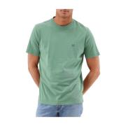 Groene Jersey Goggle T-shirt C.p. Company , Green , Heren