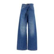 Klassieke Denim Jeans Collectie Darkpark , Blue , Dames