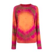 Rode Cashmere Wol Tie Dye Sweater The Elder Statesman , Multicolor , H...