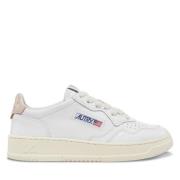 Vintage Lage Sneakers Medalist Stijl Autry , White , Heren