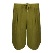 Linnen Shorts Eenvoudige Stijl Italië Xagon Man , Green , Heren