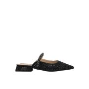 Kristal platte schoen Alma EN Pena , Black , Dames